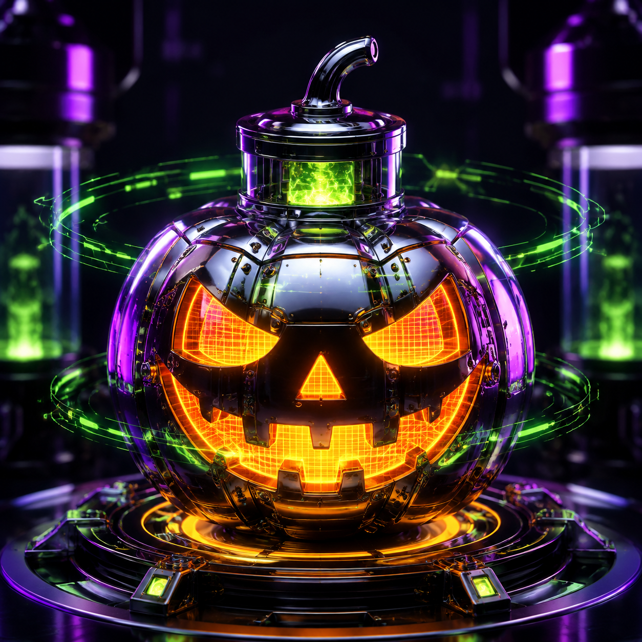 Cyber Pumpkin 001 artwork